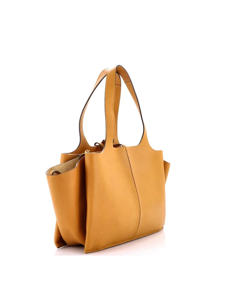 Pre-Owned Celine Medium Tri-Fold Shoulder Bag Smooth Calfskin