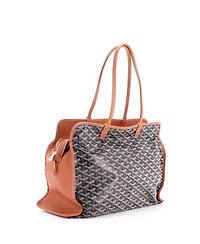 Pre-Owned Goyard Pm Hardy Pet Carrier Coated Canvas