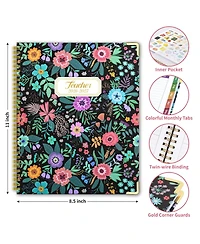 Gnuadz Teacher Planner 2026-2027 Academic Year Lesson Book Colorful Tabs Hardcover