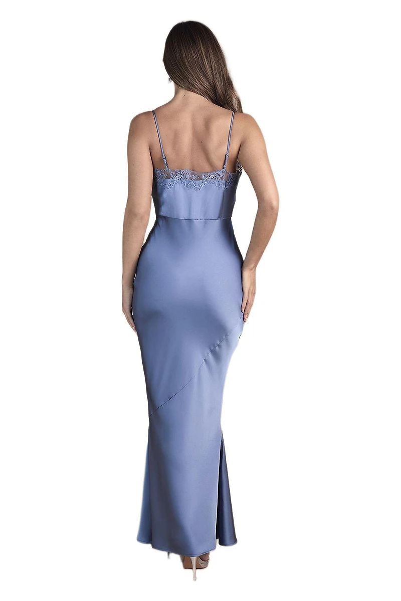 Oasis Women's Satin Maxi Bridesmaid Dress