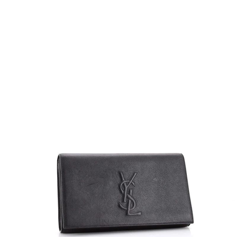 Pre-Owned Saint Laurent Large Belle de Jour Clutch Leather