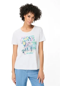 Olsen Women's Ciao Amore Placement Print T-Shirt