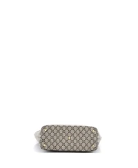 Pre-Owned Gucci Medium Linea A Zip Tote Gg Coated Canvas and Leather