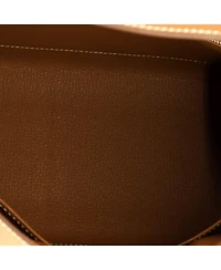 Pre-Owned HERMES Kelly 28 Handbag Epsom with Palladium Hardware