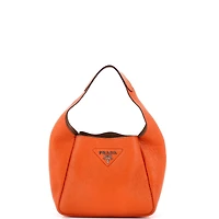 Pre-Owned Prada Small Dynamique Hobo Vitello Daino