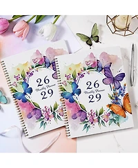 Gnuadz 2026-2029 Monthly Planner 3-Year Calendar Colorful Tabs Pocket