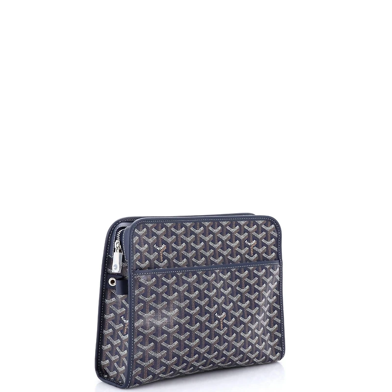 Pre-Owned Goyard Gm Jouvence Toiletry Pouch Coated Canvas