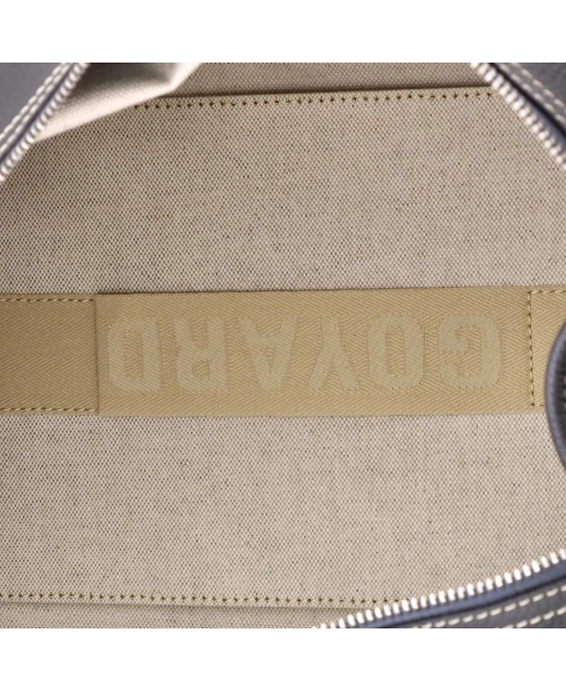 Pre-Owned Goyard Pm Hardy Pet Carrier Coated Canvas