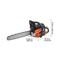 Sugift 52cubic centimeters 18 inches Gas Chainsaw with 2.55HP Engine for Tree Cutting