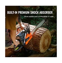 Sugift 52cubic centimeters 18 inches Gas Chainsaw with 2.55HP Engine for Tree Cutting
