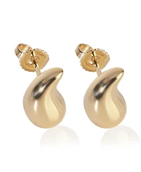 Pre-Owned Tiffany & Co Yellow Gold Elsa Peretti Teardrop Earrings