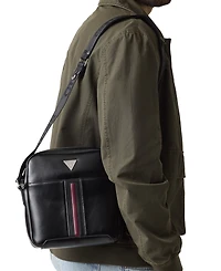 Guess Men's Torino Functional Zip-Top Crossbody Bag