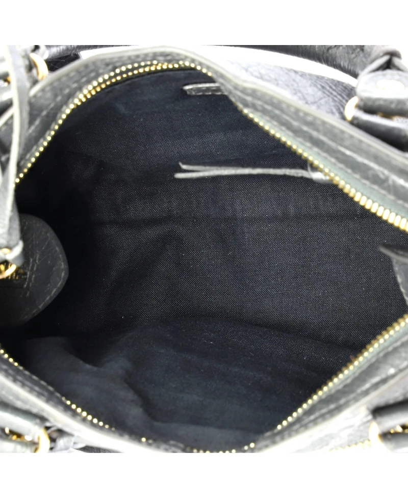 Pre-Owned Balenciaga Mini City Classic Studs Bag Leather