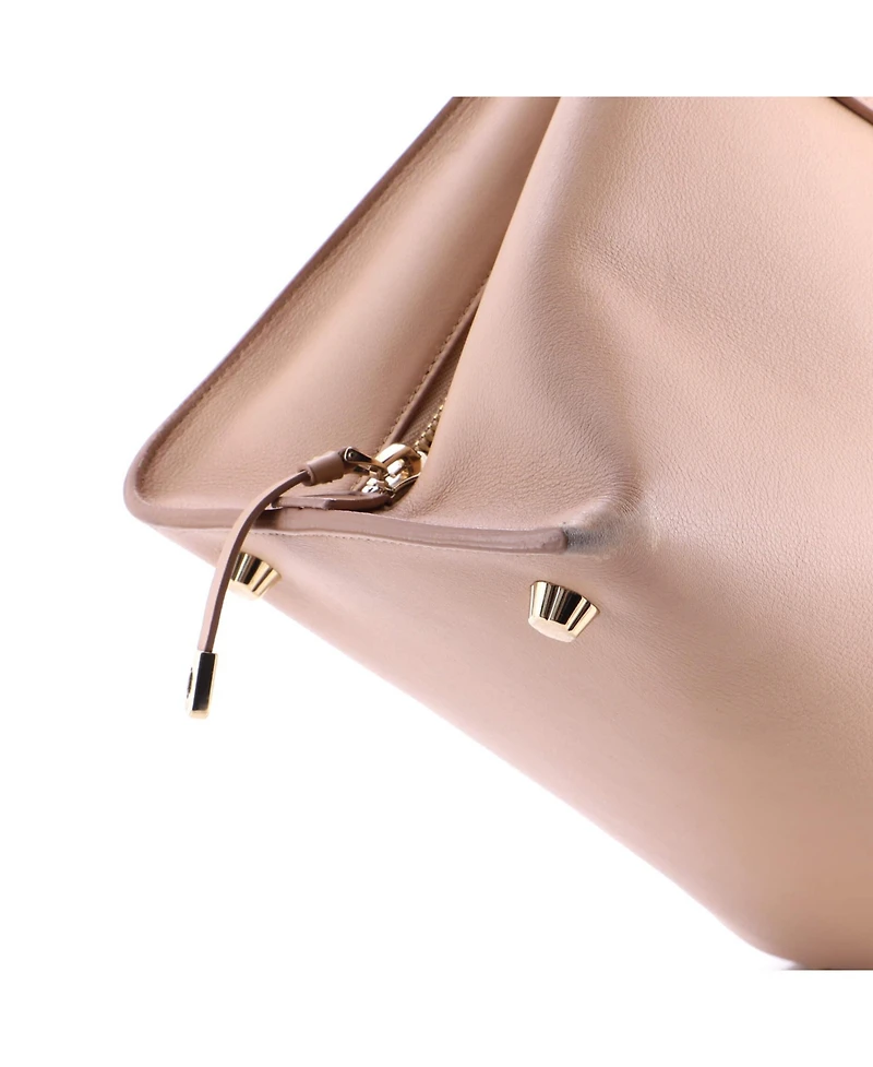 Pre-Owned Salvatore Ferragamo Large Jet Set Top Handle Bag Leather