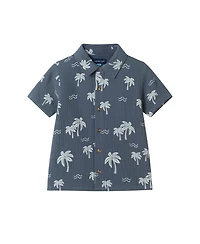 Andy & Evan Toddler Boys Little/Big Tropical Palm Tree Gauze Set