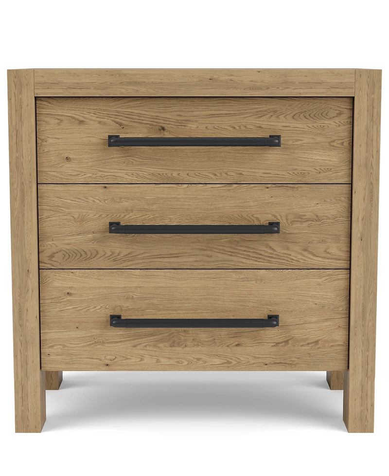 Davie 3-Pc. Queen Storage Bedroom Set (Panel Bed