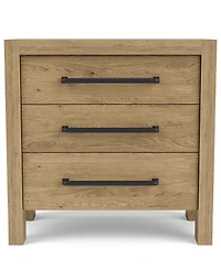 Davie 3-Pc. Queen Storage Bedroom Set (Panel Bed