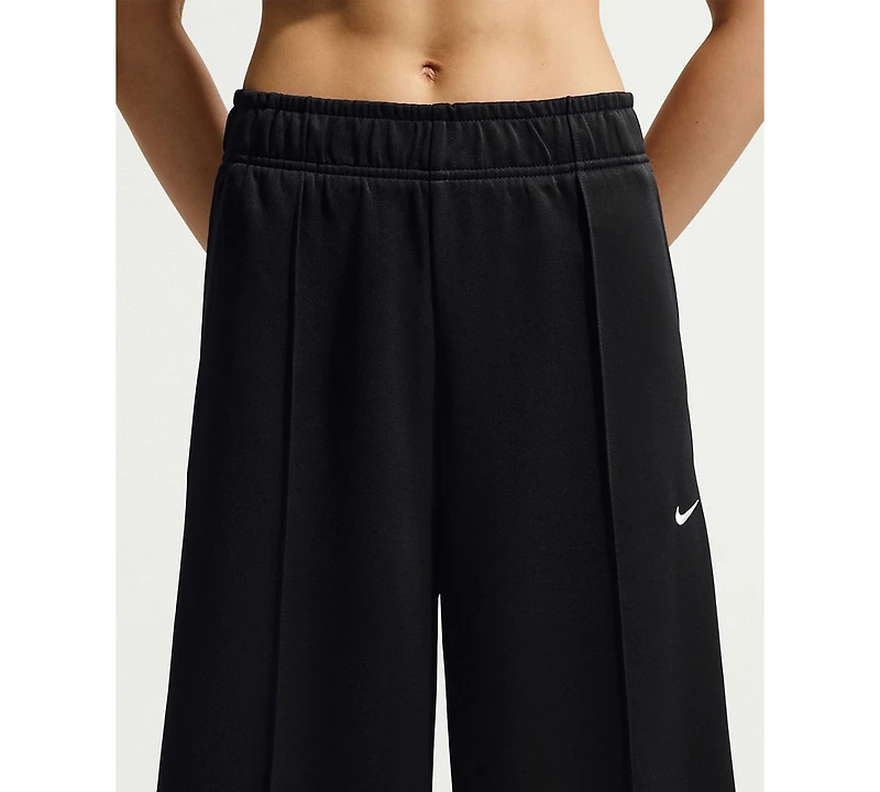 Nike Women's Sportswear Mid-Rise Wide-Leg Track Pants