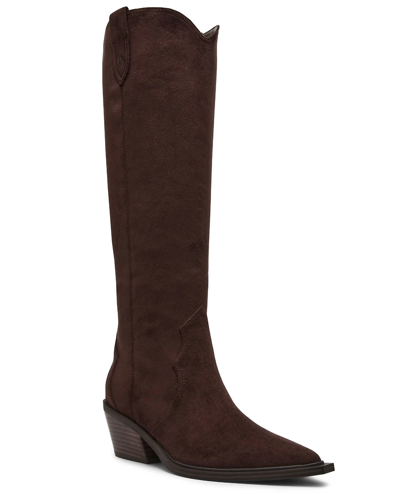 Dv Dolce Vita Women's Greva Tall Pull-On Cowboy Western Boots