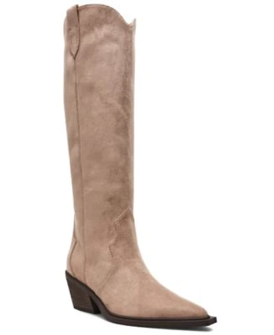 Dv Dolce Vita Womens Greva Tall Pull On Cowboy Western Boots Regular Wide Calf
