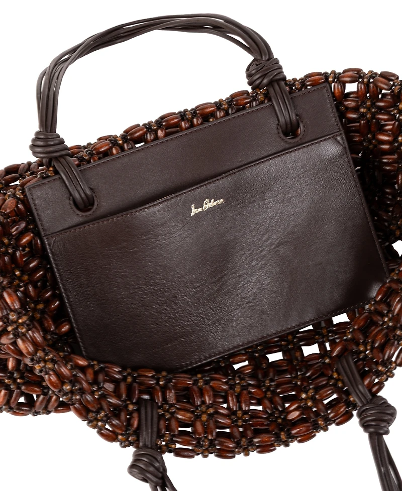 Sam Edelman Raye Bead Large Tote Handbag