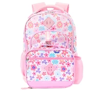 Rainbow Sugar Girls' Floral Backpack and Lunch Box, 2-Piece Set