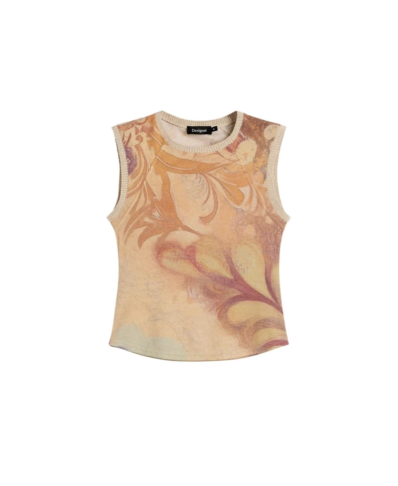 Desigual Women's Sleeveless Knit T-shirt