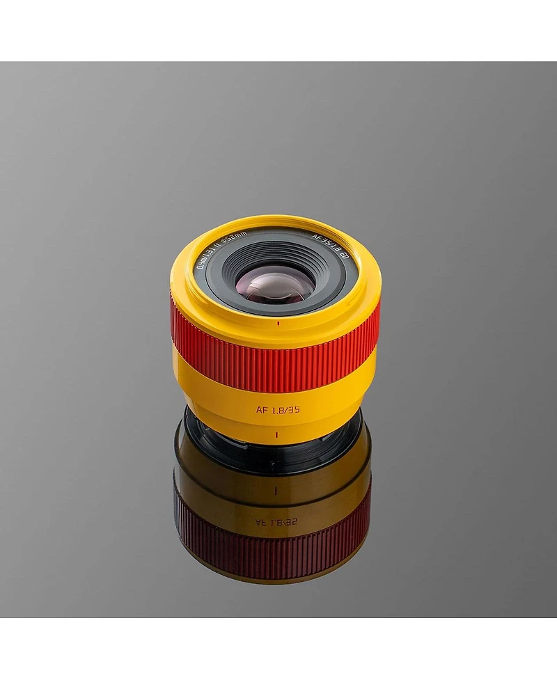 TTArtisan Af 35mm f/1.8 Lens for Fujifilm X Mount, Orange Limited Edition