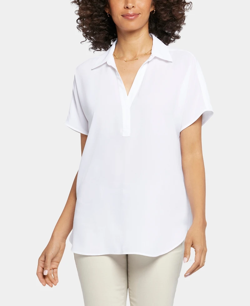 Nydj Women's Short-Sleeve Becky Top
