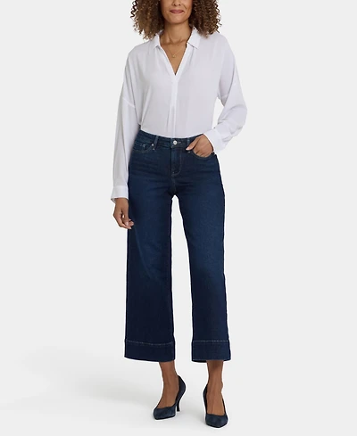 Nydj Women's Teresa Wide-Leg Ankle Jeans