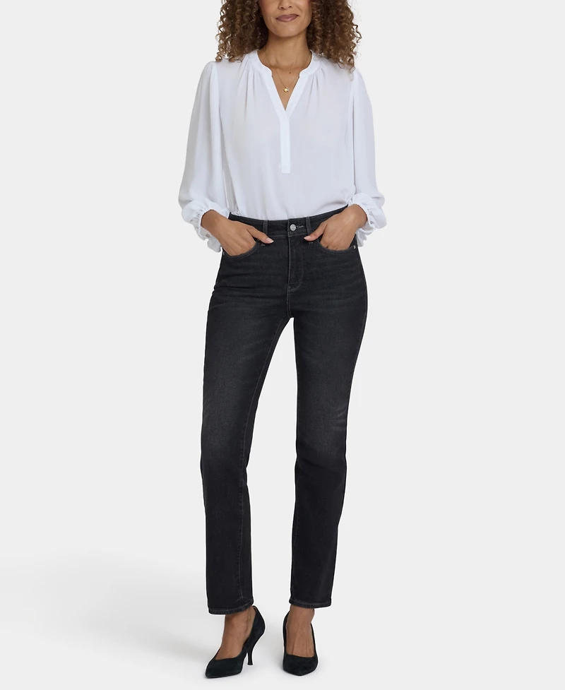 Nydj Women's High-Rise Marilyn Straight Jeans