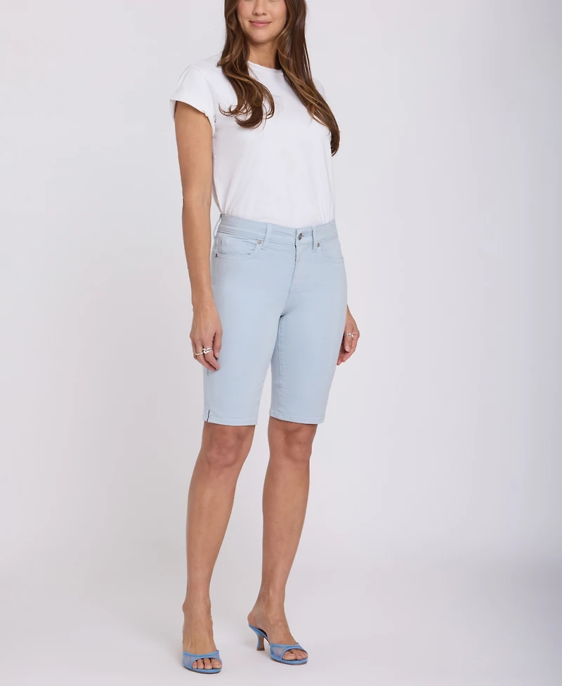 Nydj Women's Briella Jean Shorts with Side Slits