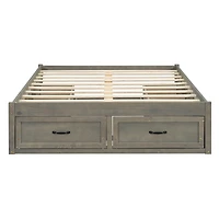 Streamdale Furniture Platform Bed With 6 Drawers