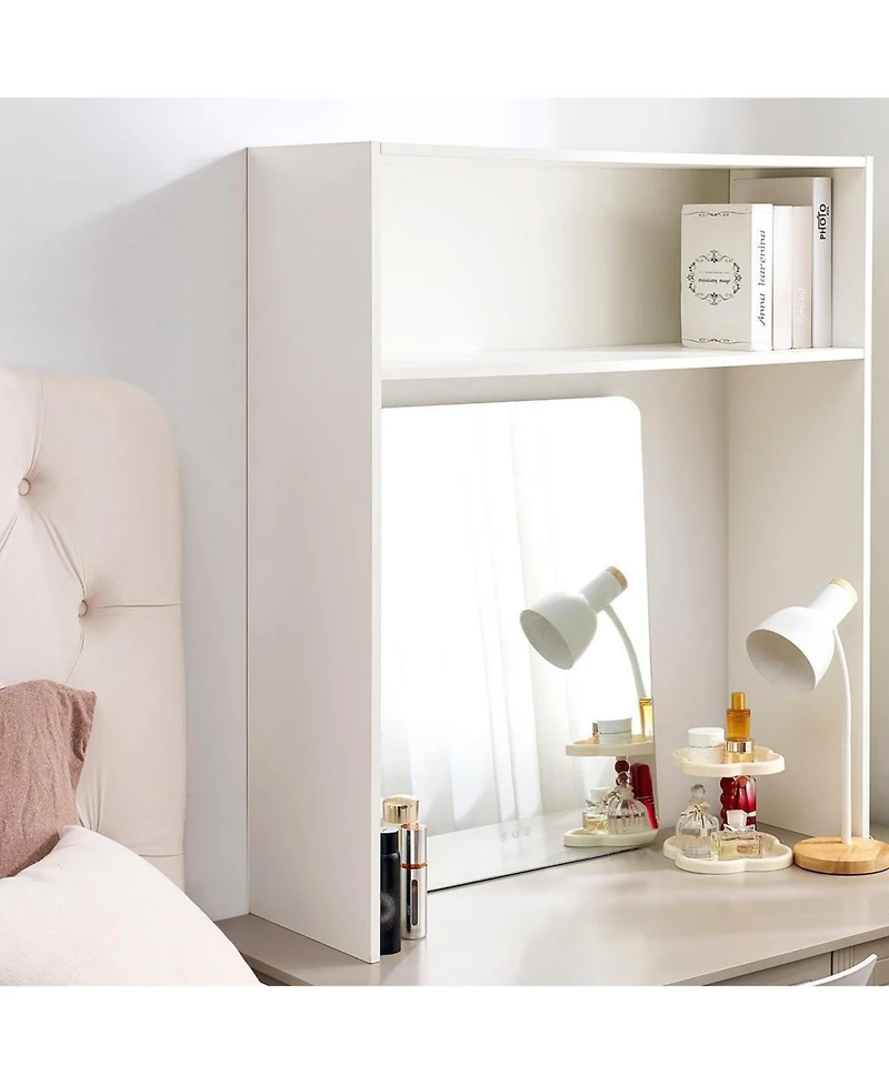 DormCo Yak About It Classic Minimal Desk Bookshelf Hutch