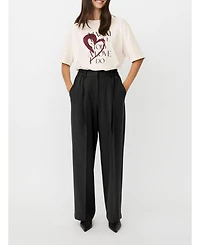 Masai Copenhagen Women's Mapryscian High Waisted Wide Leg Pants