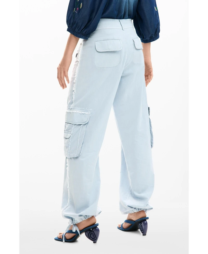 Desigual Women's Cargo pants with pockets