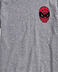 Airwaves Men's Spiderman Crawling Flag Short-Sleeve Graphic T-Shirt