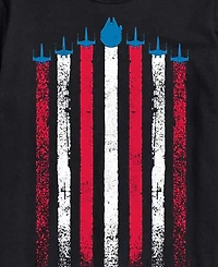 Airwaves Men's Star Wars Flag Ships Short-Sleeve Graphic T-Shirt