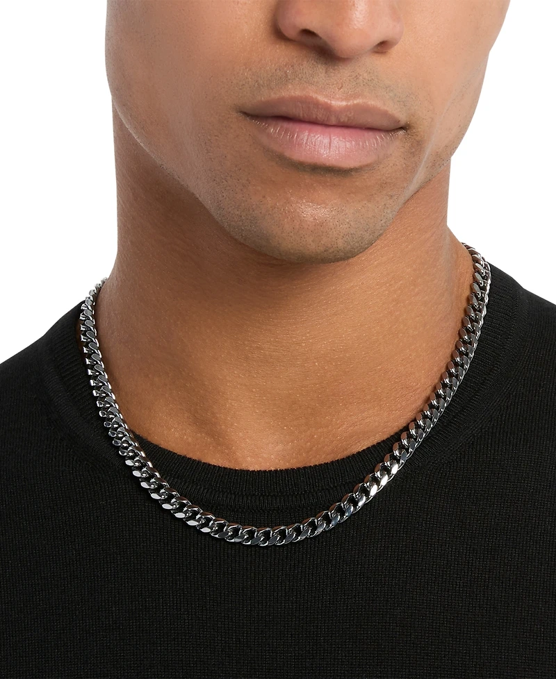 Michael Kors Faceted Curb Chain Necklace