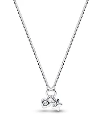 Pandora Talisman Sterling Silver Lab-Grown Diamond Heart Star Dangle Pendant Necklace