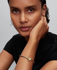 Pandora Pave Flower Bangle