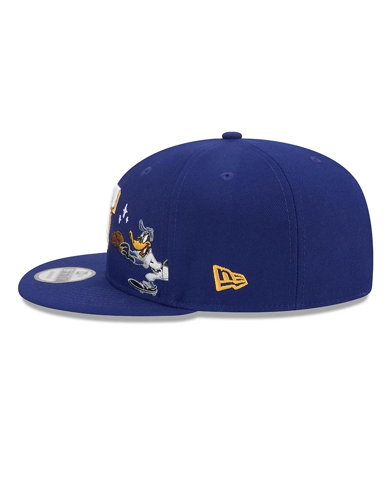 New Era Men's Royal Texas Rangers Looney Tunes Daffy Duck 9FIFTY Snapback Hat