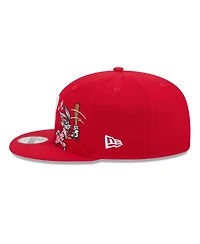 New Era Men's Red Philadelphia Phillies Looney Tunes Bugs Bunny 9FIFTY Snapback Hat