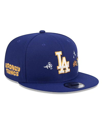 New Era Men's Royal Los Angeles Dodgers Looney Tunes Daffy Duck 9FIFTY Snapback Hat