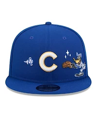 New Era Men's Royal Chicago Cubs Looney Tunes Daffy Duck 9FIFTY Snapback Hat