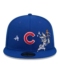 New Era Men's Royal Chicago Cubs Looney Tunes Bugs Bunny 59FIFTY Fitted Hat