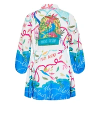 City Chic Women's Tahlia Spirit Print Mini Dress