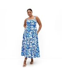 City Chic Women's Collins Print Maxi Dress