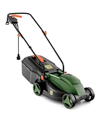 Costway Electric Corded Lawn Mower 10-amp 13-Inch Walk-Behind Lawnmower with Collection Box
