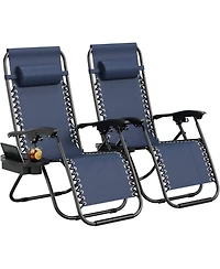 Xo Set of 2 Patio Lounge Chair Outdoor